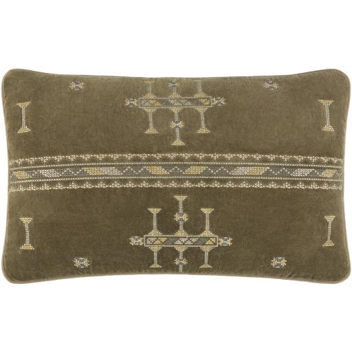 Surya Velour VLU-001 18"H x 18"W Pillow Kit