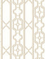 Scalamandre Joanna Fret Toffee Wallpaper