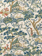 Scalamandre Kelmescott Wallcovering Peacock On Sand Wallpaper