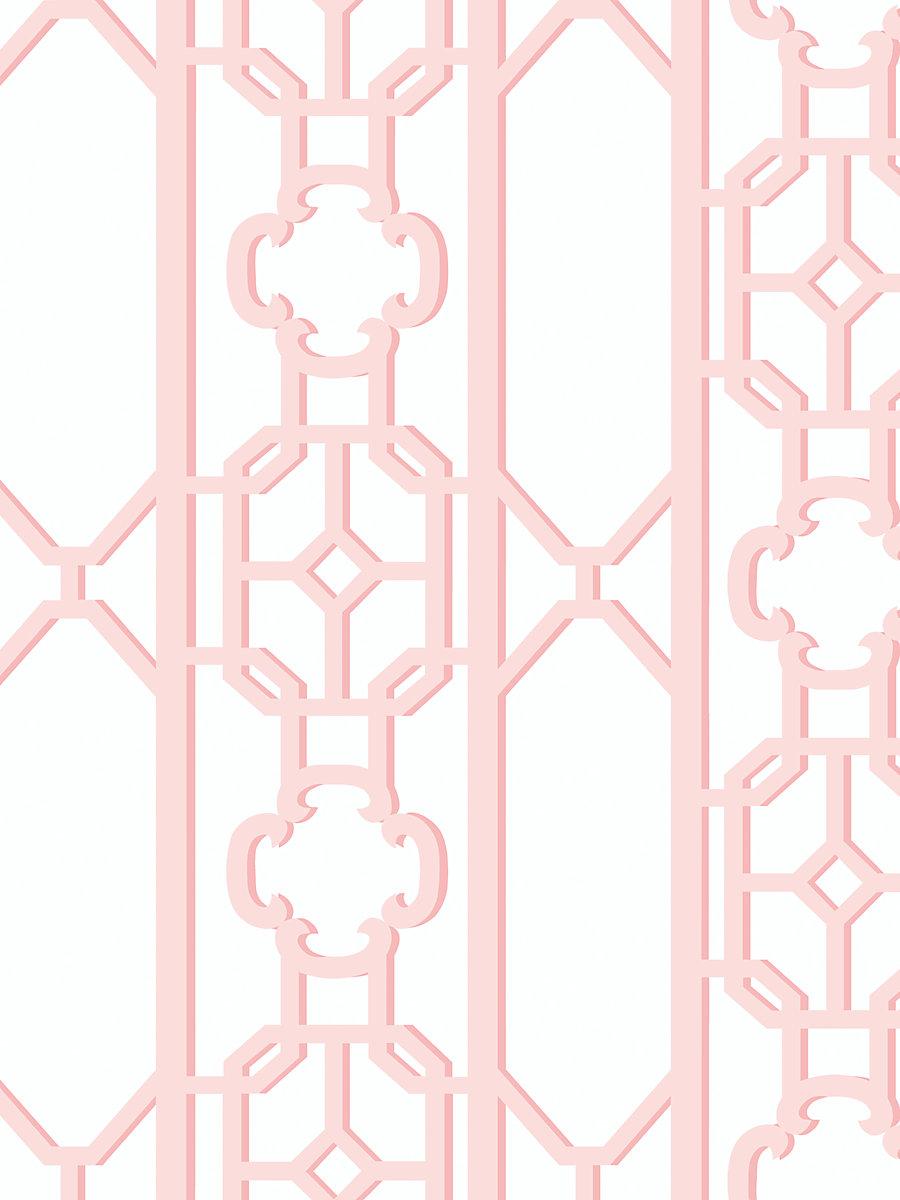 Scalamandre Joanna Fret Ballet Slipper Wallpaper