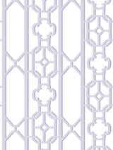 Scalamandre Joanna Fret Lavender Wallpaper