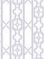 Scalamandre Joanna Fret Lavender Wallpaper