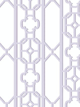 Scalamandre Joanna Fret Lavender Wallpaper