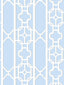Scalamandre Joanna Fret Powder Blue Wallpaper
