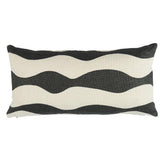 Schumacher Graphite 24" x 12" Ellsworth Pillow