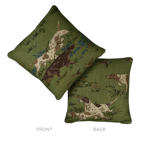 Schumacher Pointers s Meadow 22" x 22" Pillow