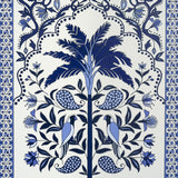Schumacher Amazonas Mystique Tropical Shades Of Blue Wallpaper