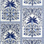 Schumacher Amazonas Mystique Tropical Shades Of Blue Wallpaper