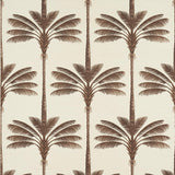 Schumacher A Palm Is A Palm Sisal Chocolate Meets Tobacco Wallpaper