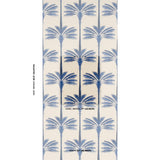 Schumacher A Palm Is A Palm Sisal Indigo Palm Grove Wallpaper