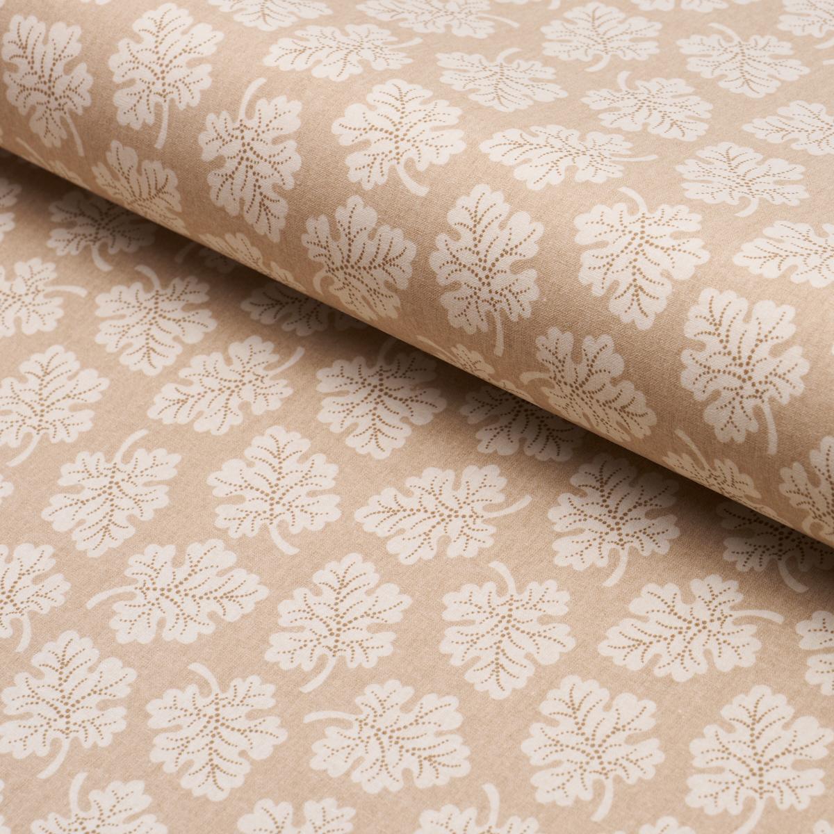 Schumacher Olive Neutral Fabric