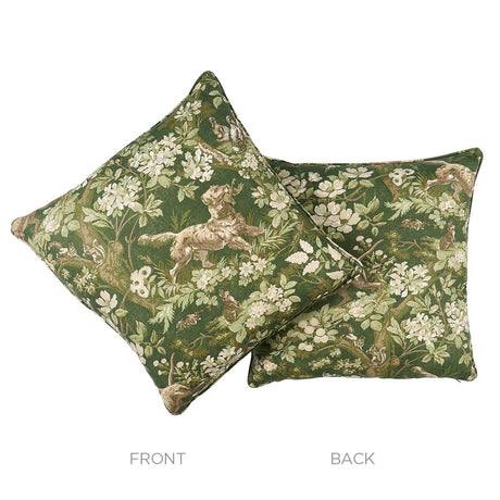 Schumacher Hound Meadow Forest 20" x 20" Pillow