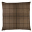 Schumacher Buckskin 20" x 20" Montana Wool Plaid Pillow