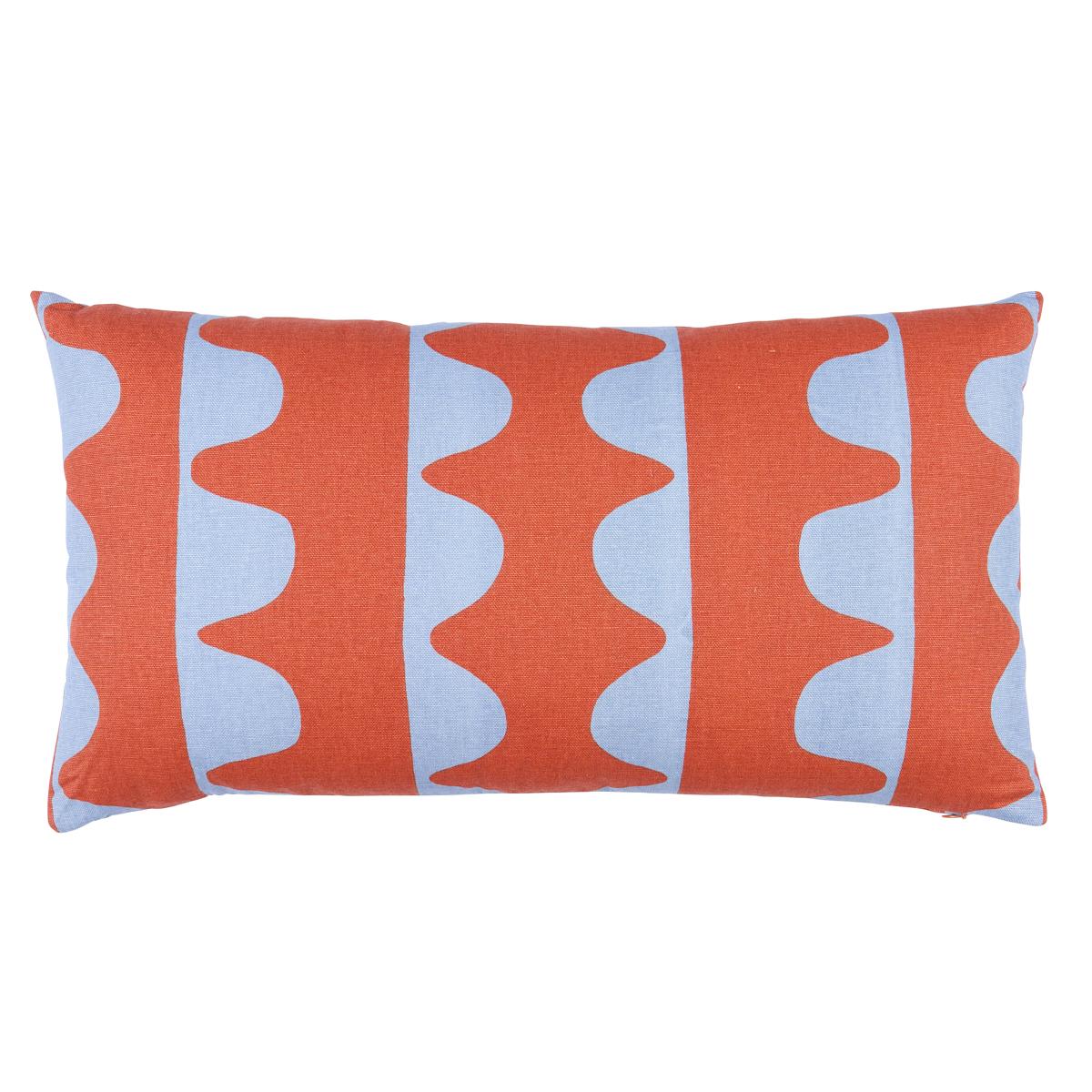 Schumacher Currant 27" x 14" Drift Pillow