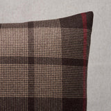 Schumacher Java 22" x 22" Montana Wool Plaid Pillow