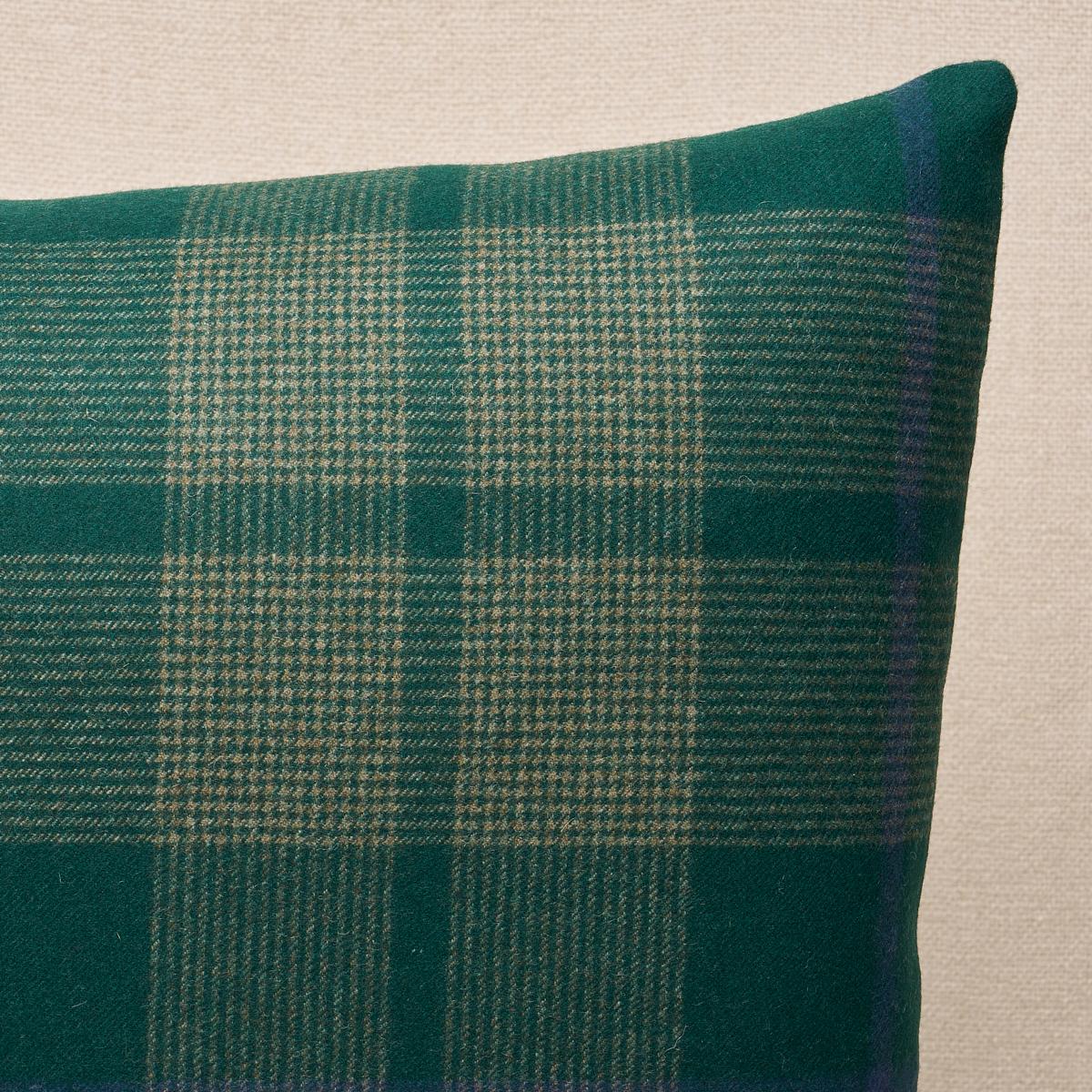 Schumacher Hunter 20" x 20" Montana Wool Plaid Pillow