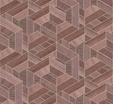 Seabrook Linnea Soft Wine Wallpaper