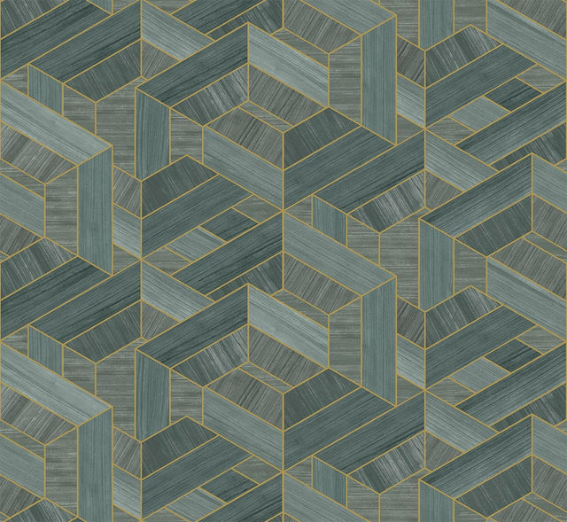 Seabrook Linnea Celeste Wallpaper