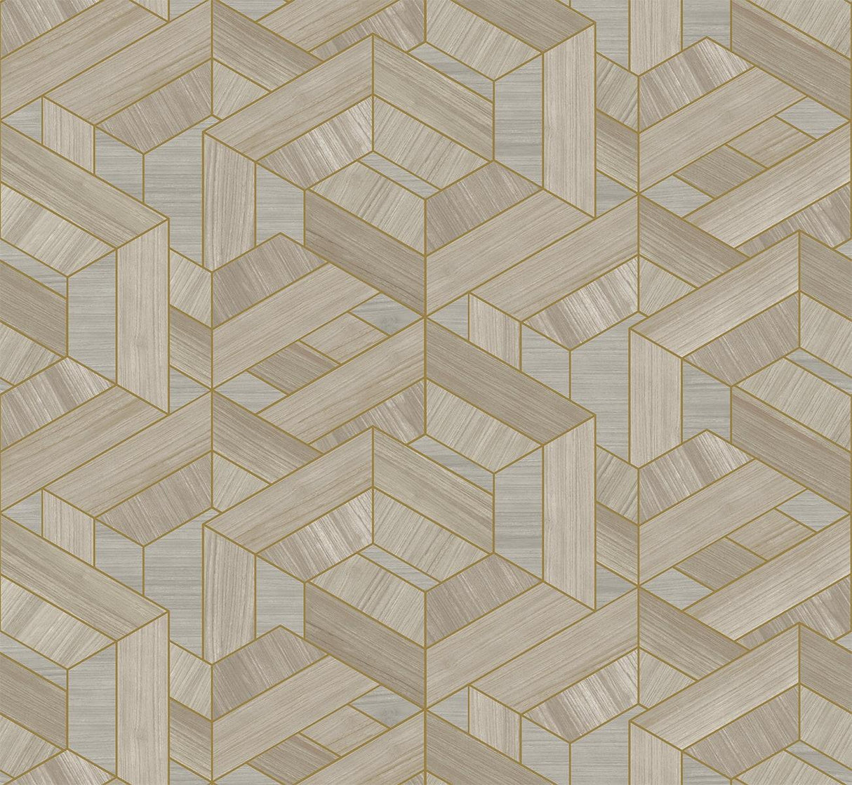 Seabrook Linnea Antiqued Silver Wallpaper