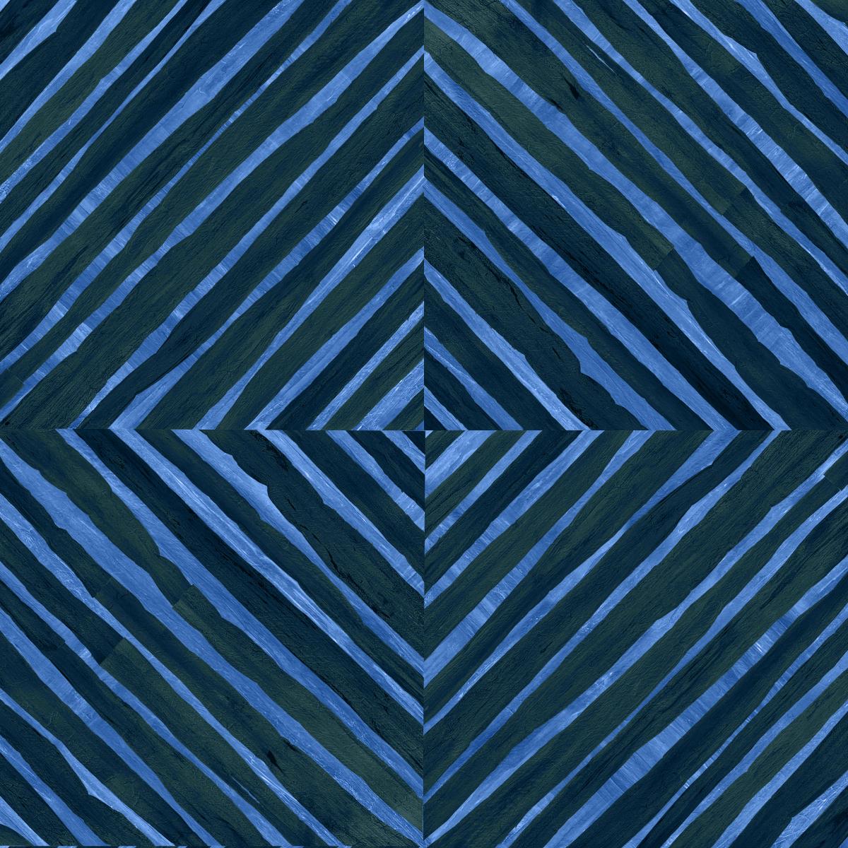Seabrook Harmony Cobalt Glaze Wallpaper