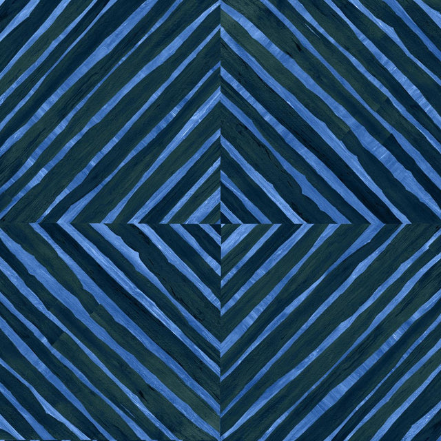 Seabrook Harmony Cobalt Glaze Wallpaper