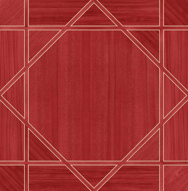 Seabrook Tessa Ruby Wallpaper