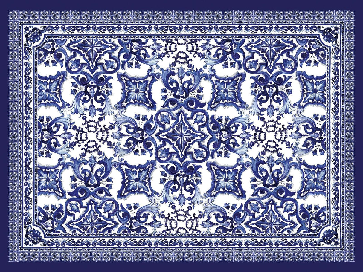 Seabrook Blu Mediterraneo Mural Alice Mural