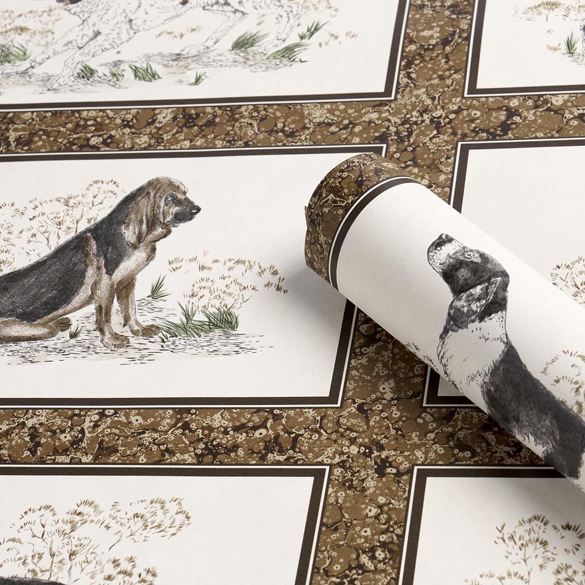 Schumacher Chasers Legacy Bark Wallpaper – DecoratorsBest