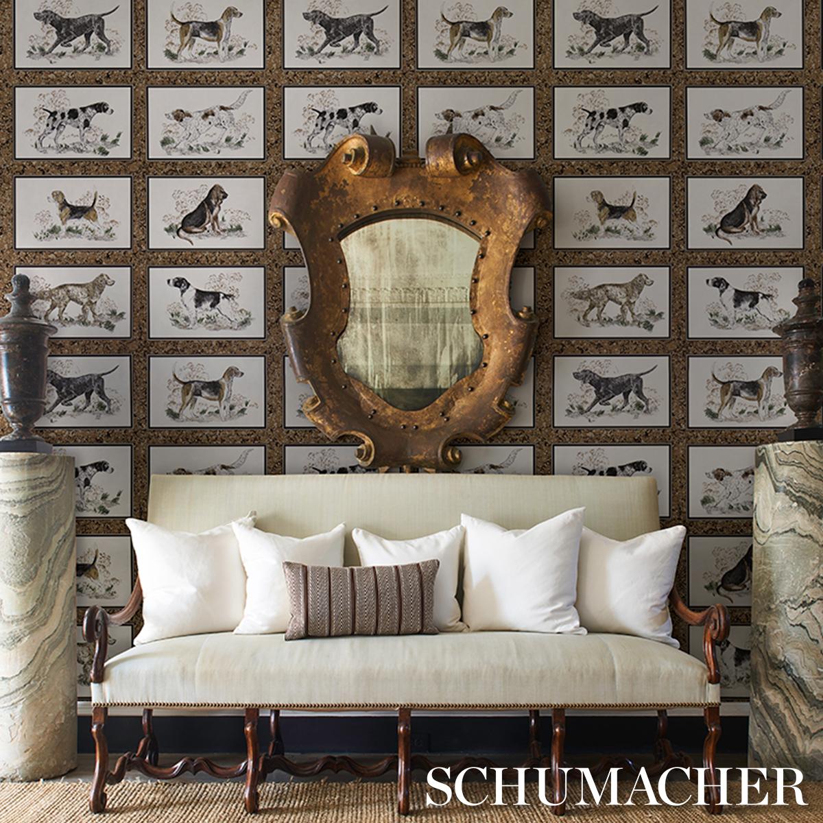 Schumacher Chasers Legacy Bark Wallpaper – DecoratorsBest