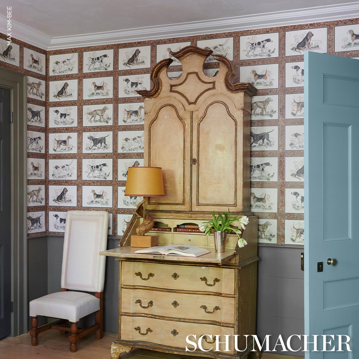Schumacher Chasers Legacy Bark Wallpaper – DecoratorsBest