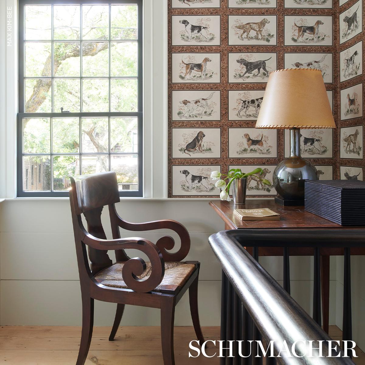 Schumacher Chasers Legacy Bark Wallpaper – DecoratorsBest