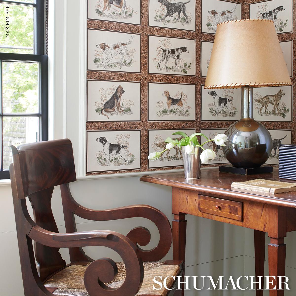 Schumacher Chasers Legacy Bark Wallpaper – DecoratorsBest