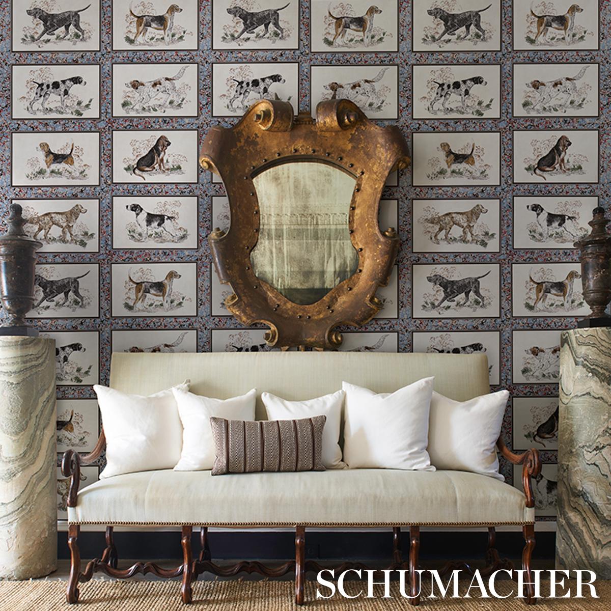 Schumacher Chasers Legacy Slate Wallpaper