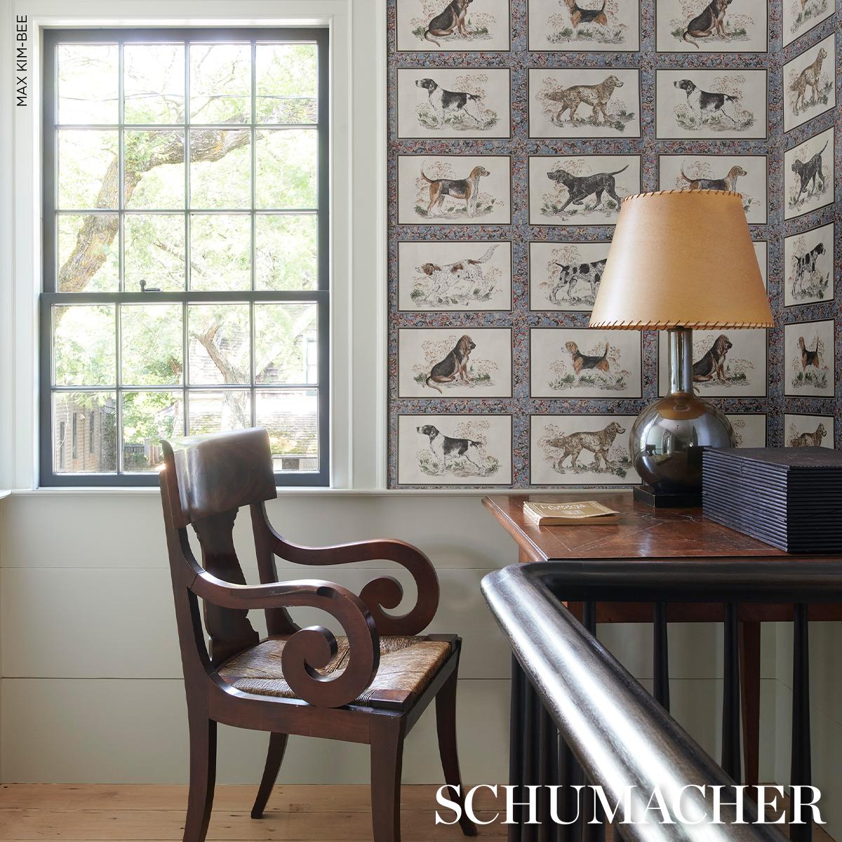 Schumacher Chasers Legacy Slate Wallpaper