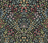 Magnolia Home Garden Terrace Black Wallpaper