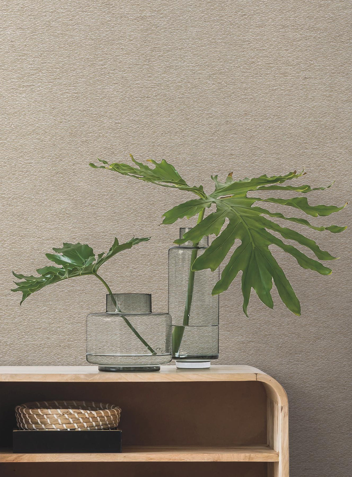 Magnolia Home Paper Yarn Beige Wallpaper