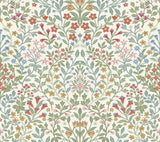 Magnolia Home Garden Terrace White Wallpaper