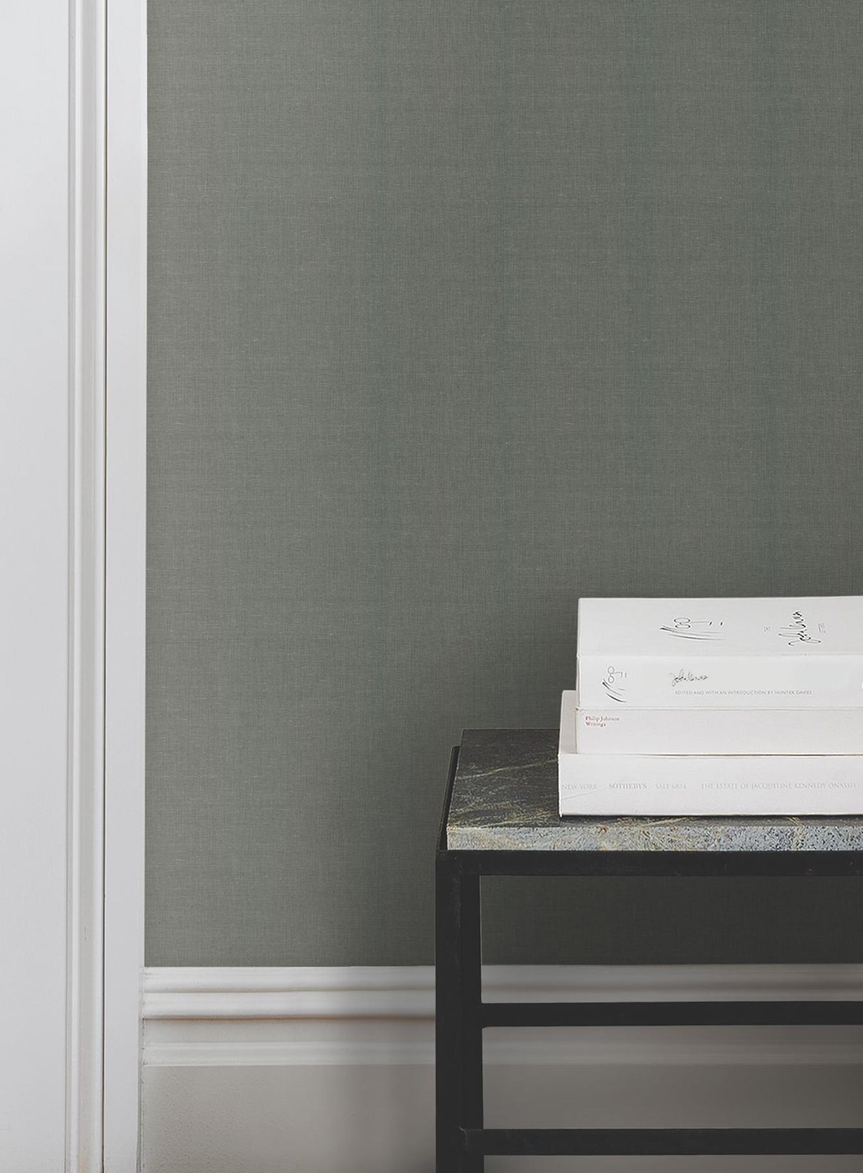 Magnolia Home Crosshatch String Green Wallpaper