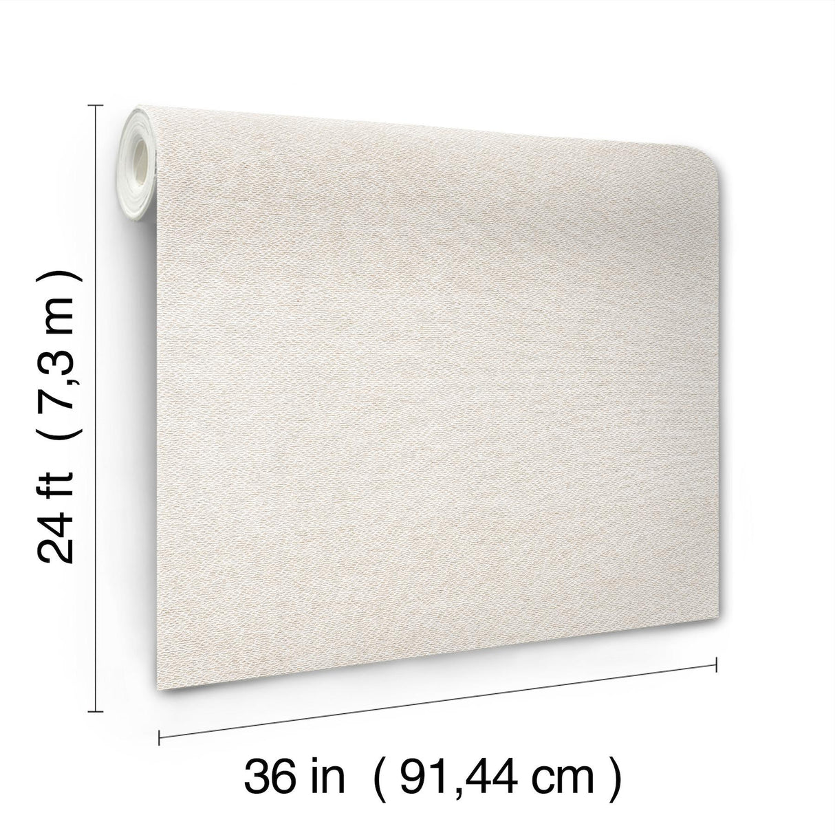 Magnolia Home Paper Yarn White Wallpaper