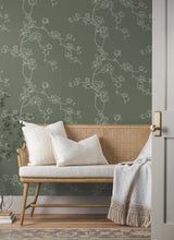 Magnolia Home Magnolia Branches Green Wallpaper