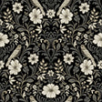 Magnolia Home Colette Black Wallpaper