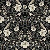 Magnolia Home Colette Black Wallpaper