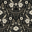 Magnolia Home Colette Black Wallpaper