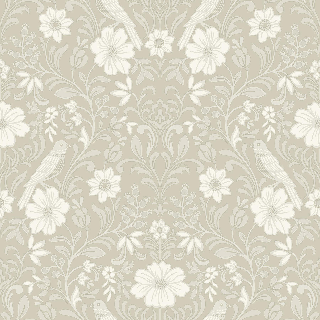 Magnolia Home Colette Beige Wallpaper