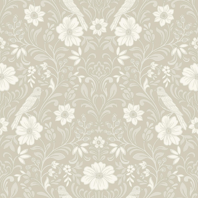 Magnolia Home Colette Beige Wallpaper