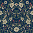 Magnolia Home Colette Blue Wallpaper