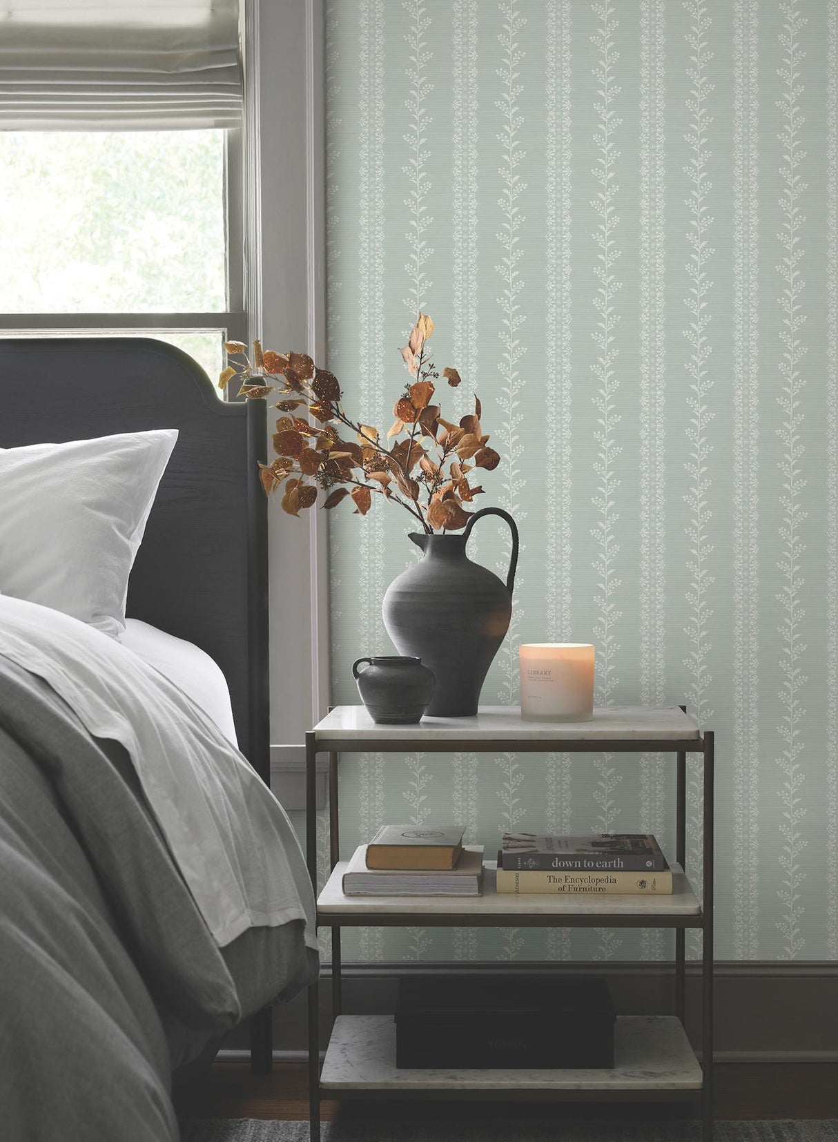 Magnolia Home Everleigh Green Wallpaper