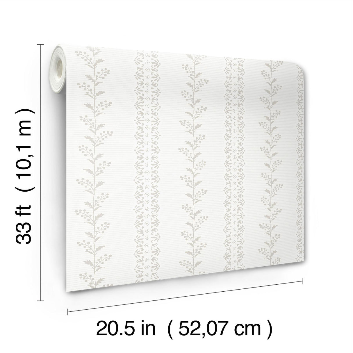 Magnolia Home Everleigh Grey Wallpaper