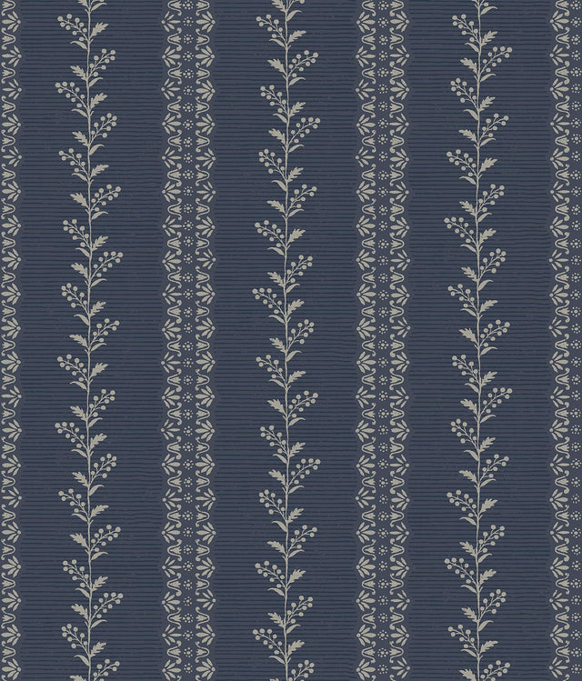 Magnolia Home Everleigh Blue Wallpaper