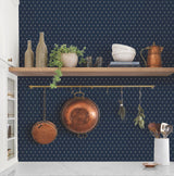 Magnolia Home Charm Blue Wallpaper